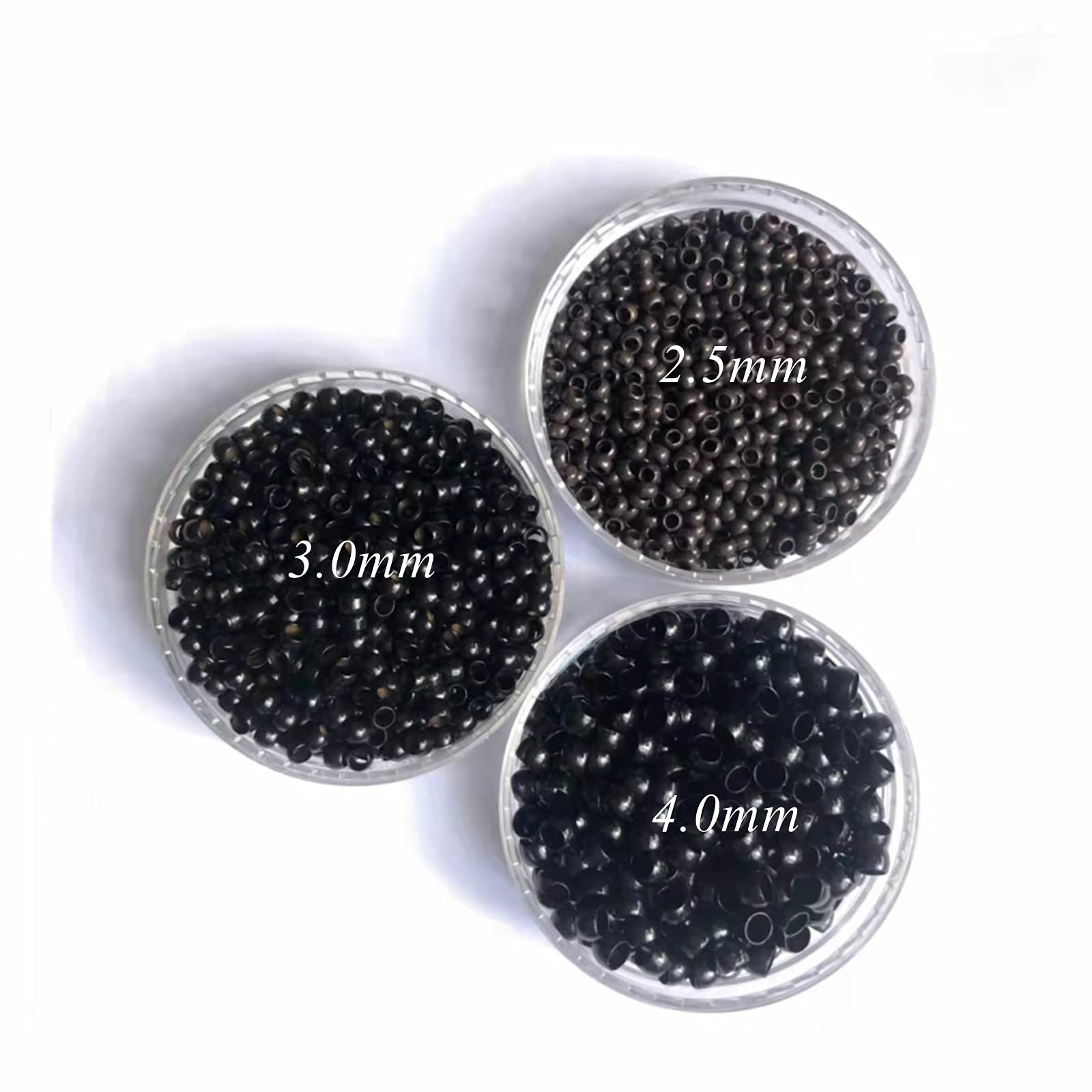 Bulk pack of professional dark blonde hair extension micro links