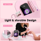 Professional nail drill set for salon and home use