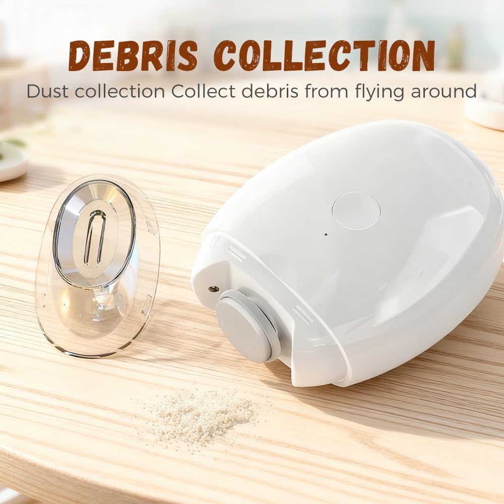 Srocopt automatic nail clipper in white colorway