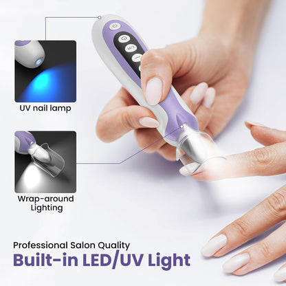 Lilonthy electric nail drill kit contents including accessories