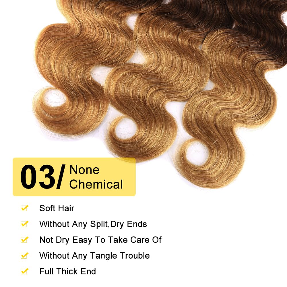 Natural luster of Brazilian virgin human hair bundles