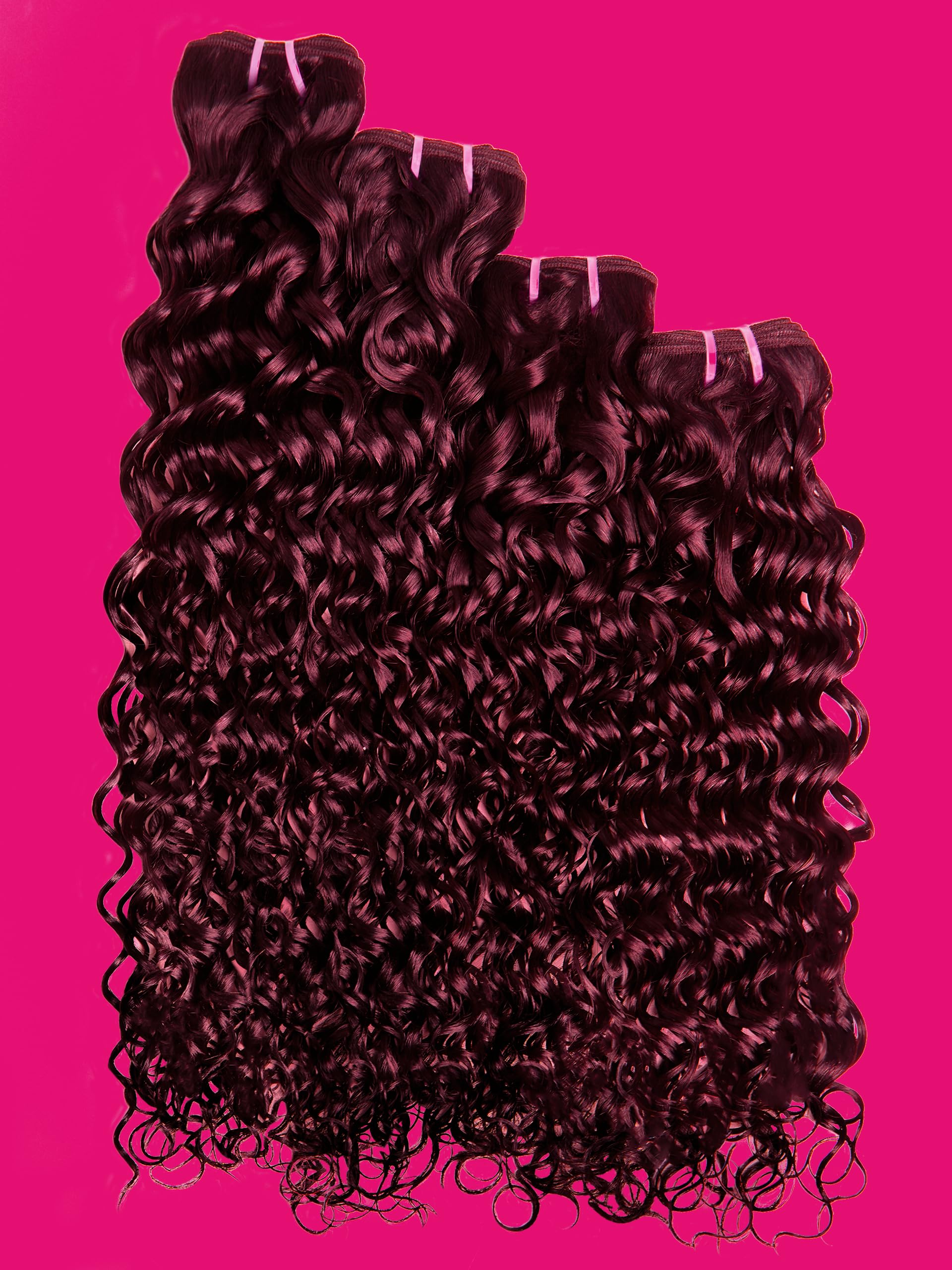 Laritaiya human hair bundles showing double weft construction
