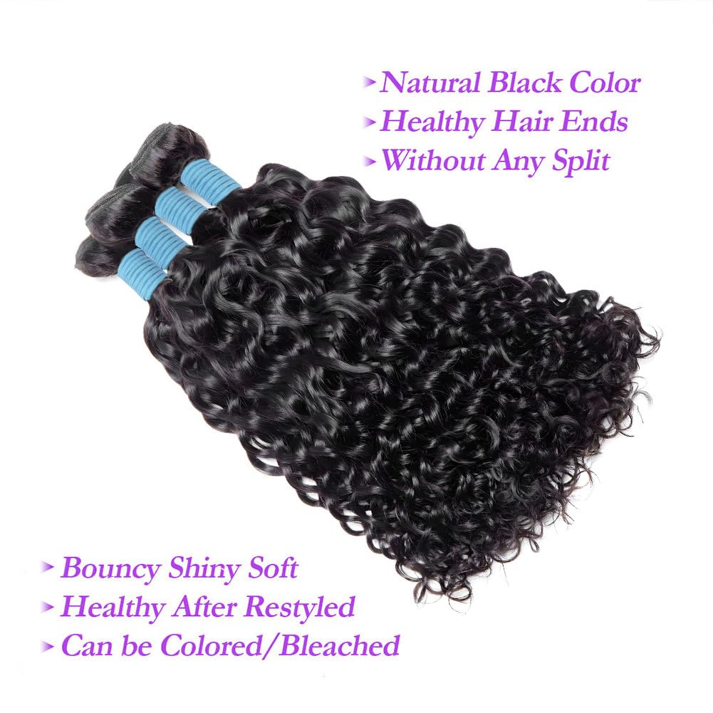 Beautymoon human hair extensions bundle length display