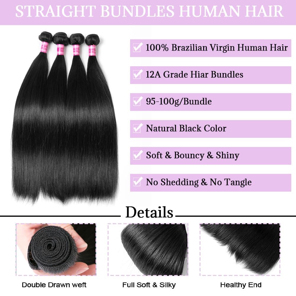 Close up of Beautymoon Brazilian virgin hair bundle texture