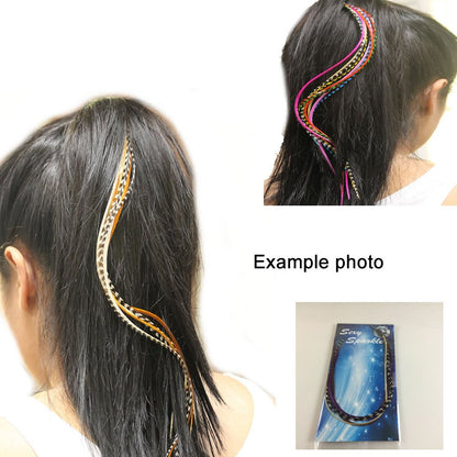 Professional salon quality feather hair extension by Sexy Sparkles