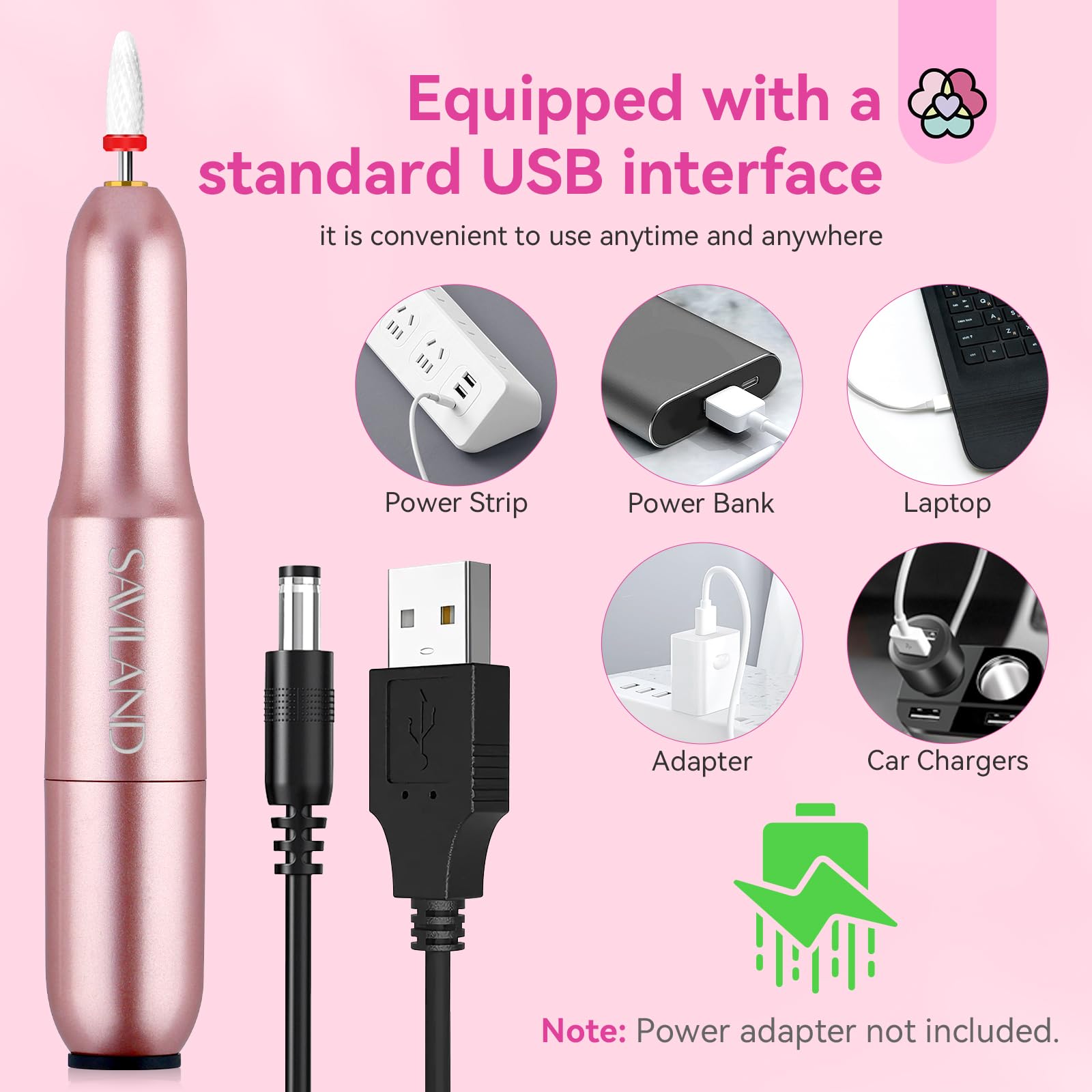 Saviland home salon pedicure equipment neatly arranged in compact travel ready packaging