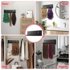 Durable hair extension hanger for home maintenance and styling