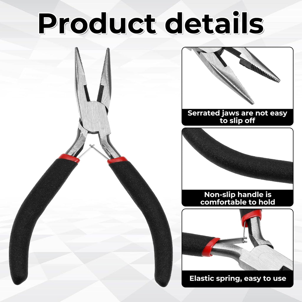 Hair extension pulling hook and bead device tool set