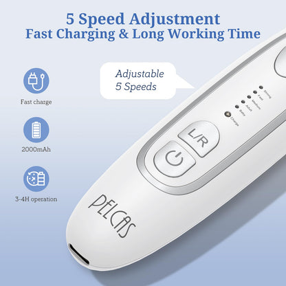 Using Pelcas electric nail file for natural and acrylic nails