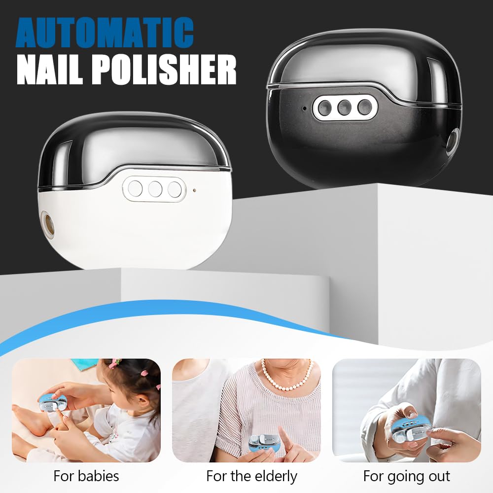 Koujut 3 in 1 nail trimmer showing nail scrap storage compartment