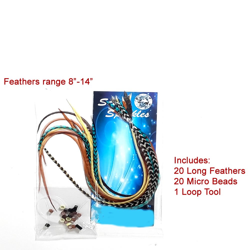 Detailed view of hair extension loop tool and beads