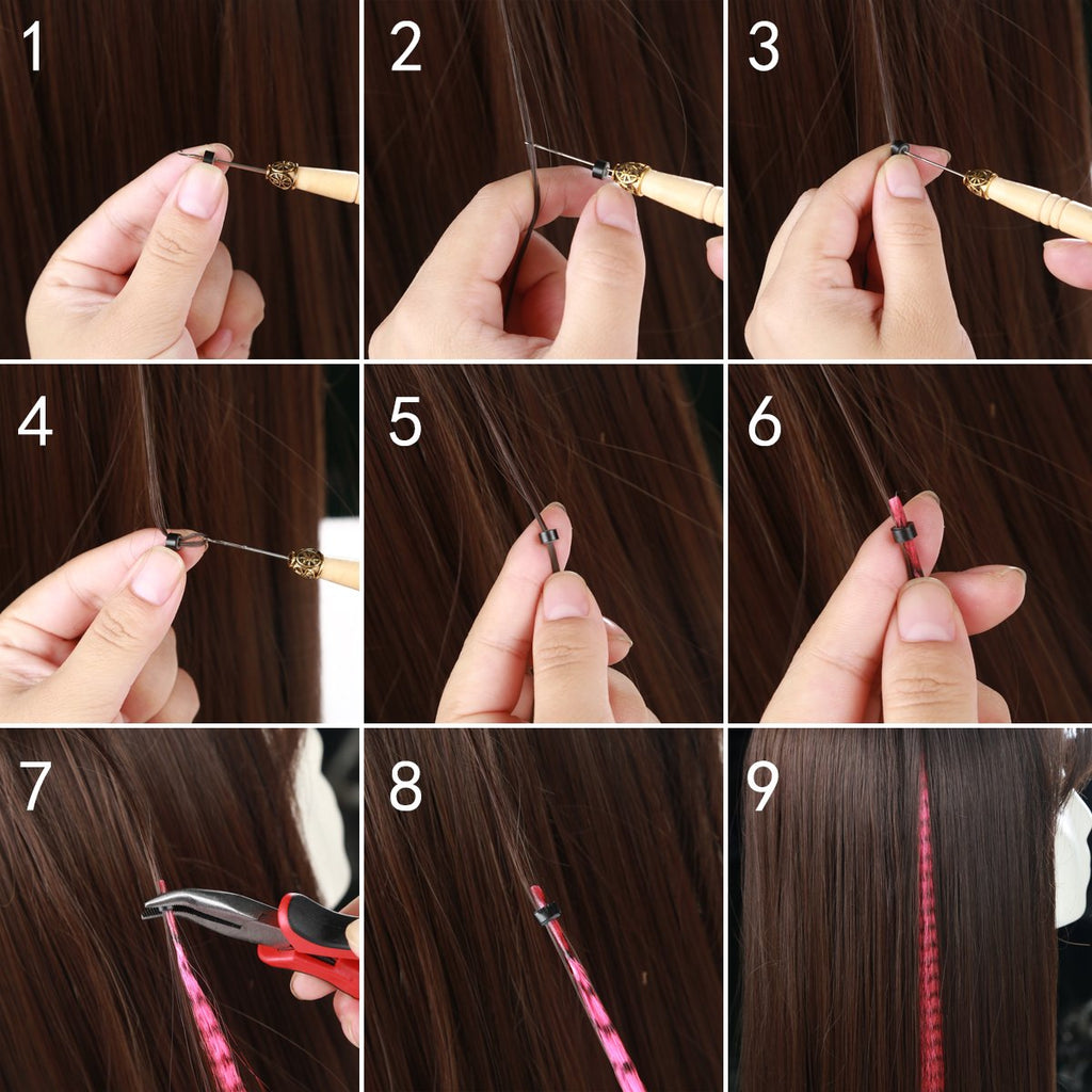 Sarla hair extension installation tools and accessories