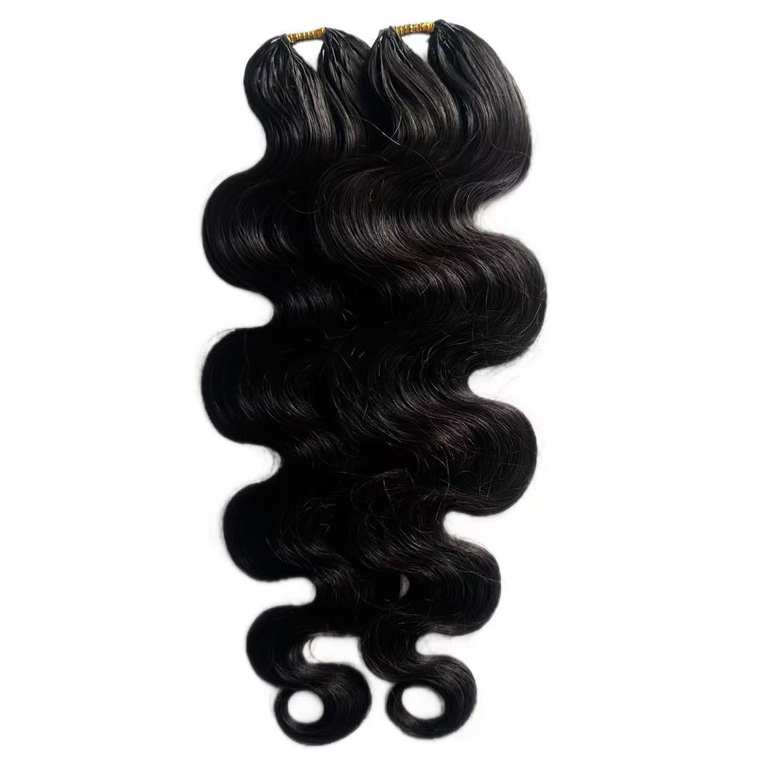 Demonstration of knotless braid style using Waiw Hair extensions