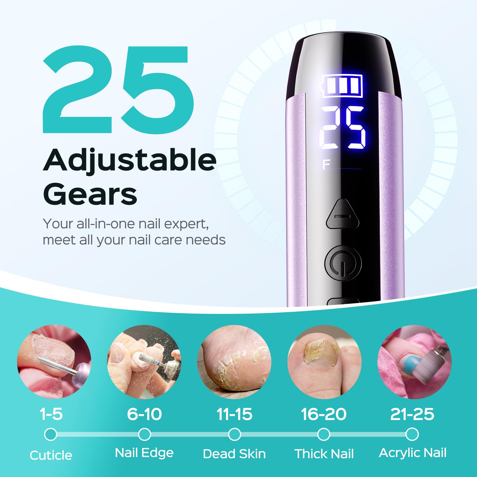 Coslus C51 nail drill with Type-C fast charging cable