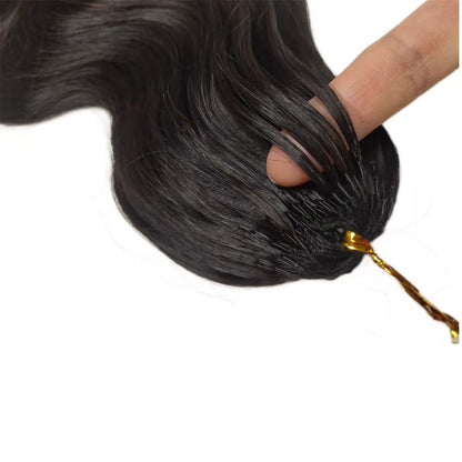 Styling reference for body wave crochet human hair extensions