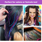 Professional salon quality feather hair extensions for DIY application