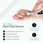 Authentic imported personal grooming set packaged securely for premium hand and foot therapy.