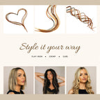 Model wearing boho style real feather hair extensions