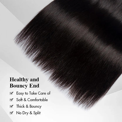 Authentic USA imported natural color straight hair weave bundles for Indian consumers