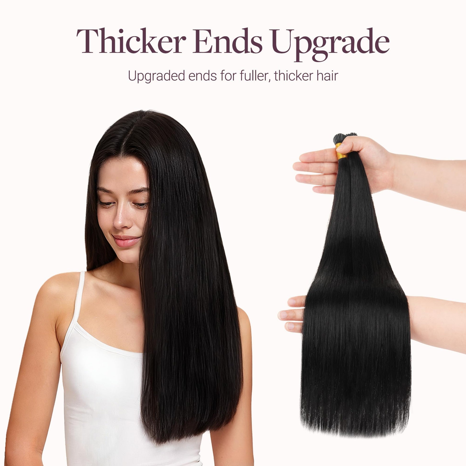 Authentic USA imported GOO GOO hair extensions box contents showing secure premium packaging.