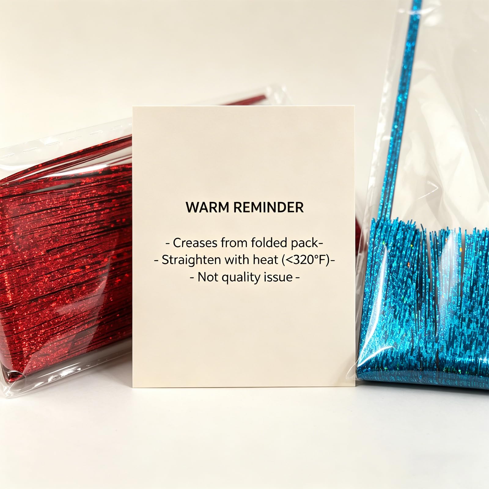 Packaging view of the CelineBella temporary fairy hair extension kit for Halloween parties