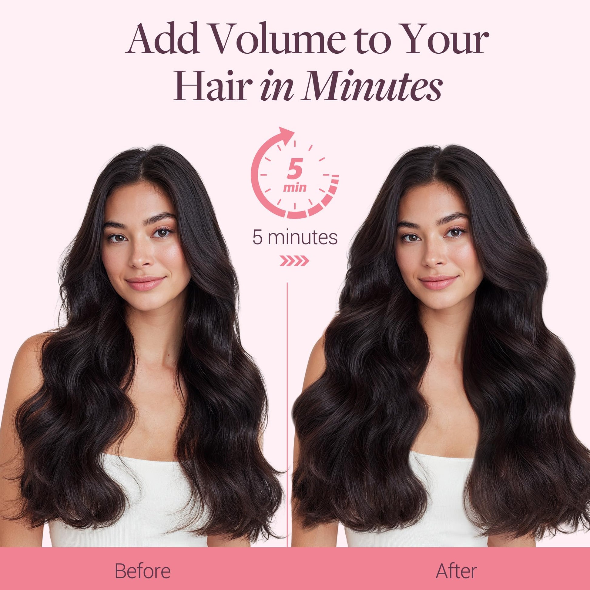 GOO GOO invisible edge seamless hair pieces showing the flexible lightweight design