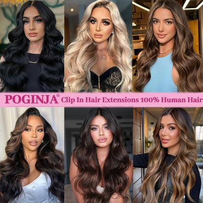 Packaging and texture detail of the 105 gram authentic imported beauty hair extensions set.