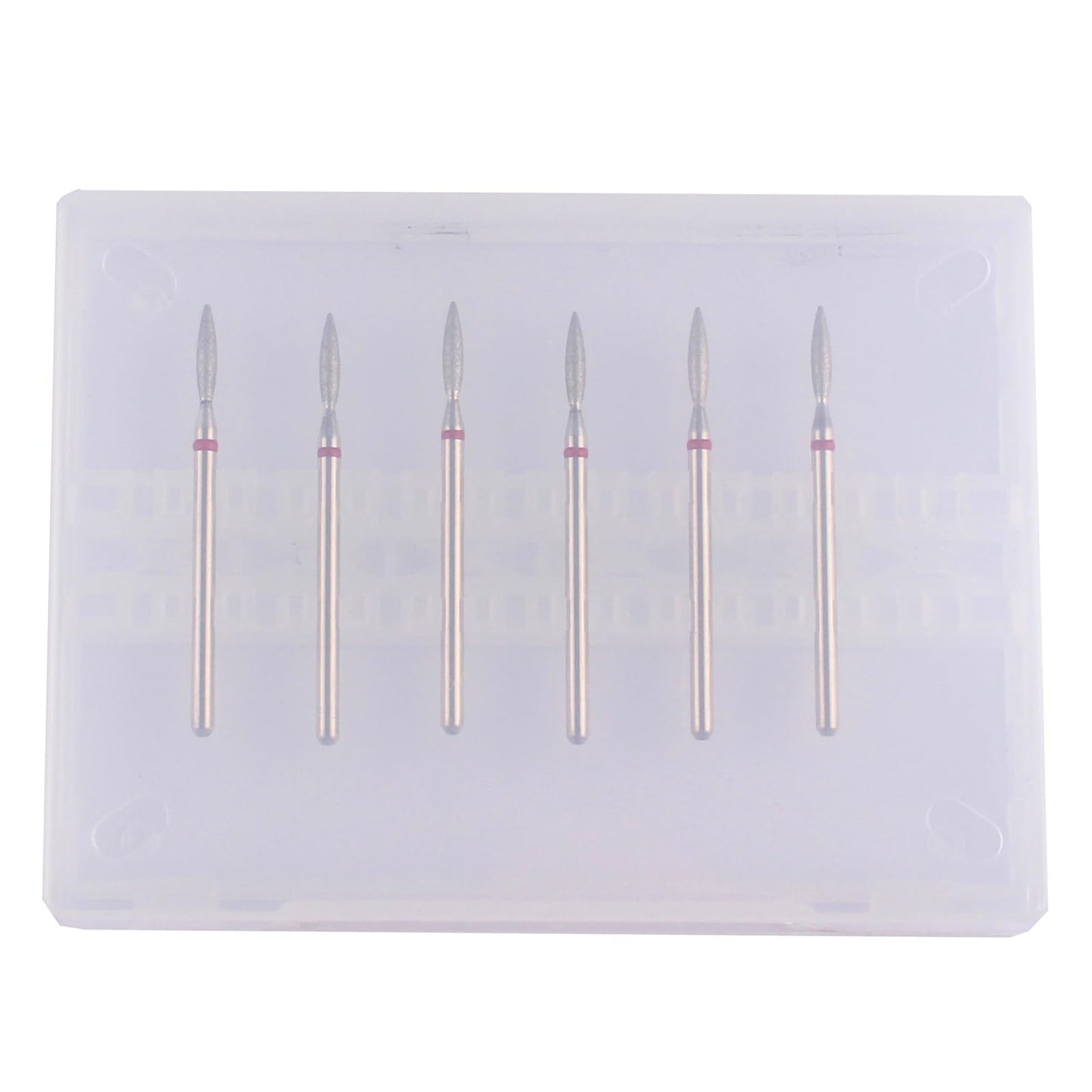 MZCMSL diamond cuticle remover bits showcasing the universal stainless steel shank compatible with electric nail files.