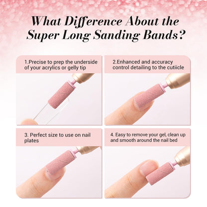 Durable 6.65mm pink crystal mandrel bit with a 3/32 inch shank size standing vertically.