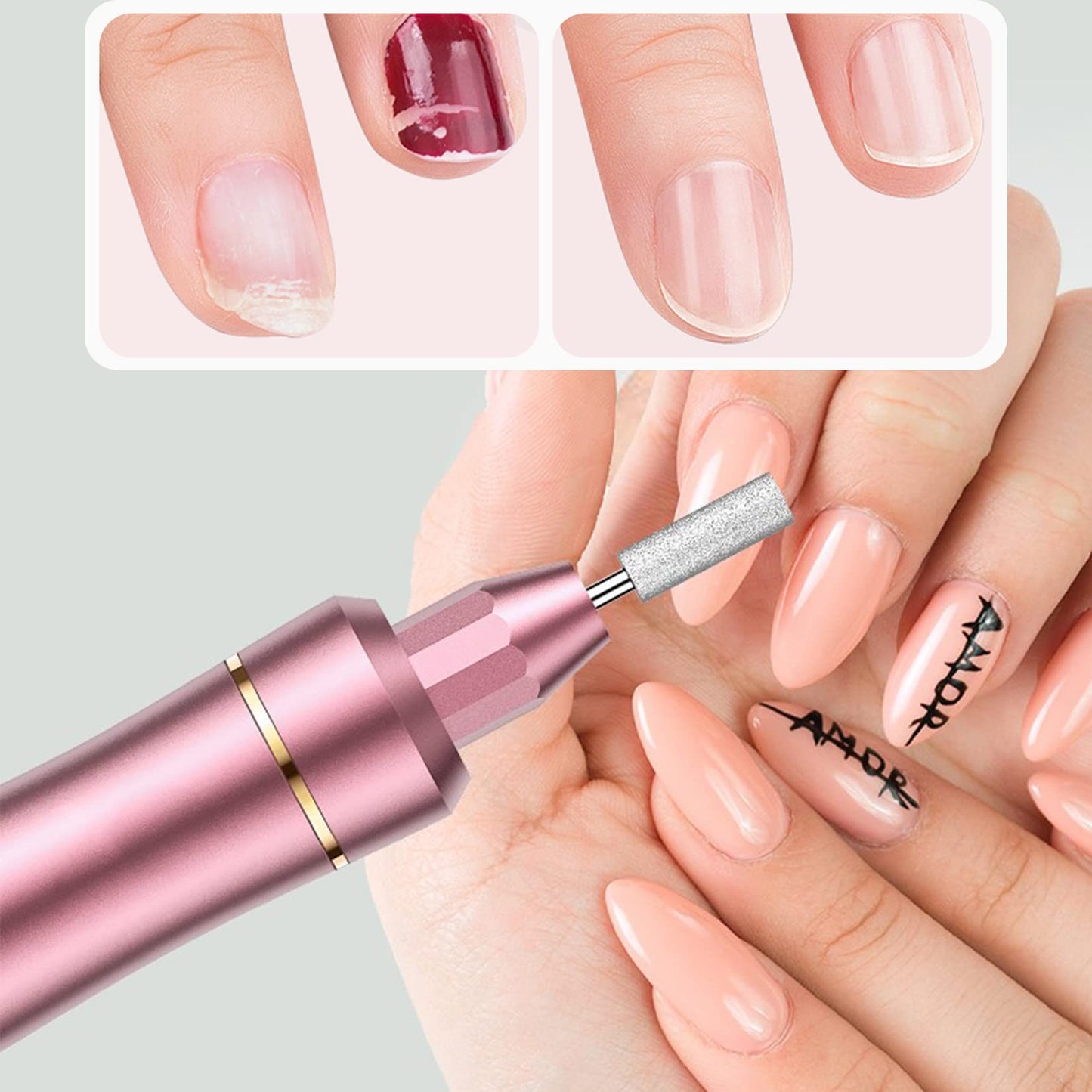 Merysan professional nail drill bits for cuticle care