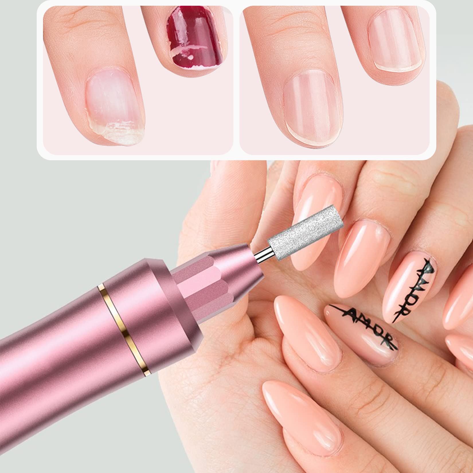 Merysan professional nail drill bits for cuticle care