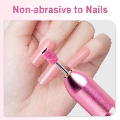 JINJINANV nail tech sanding rings arranged by grit numbers 80 120 180 and 240