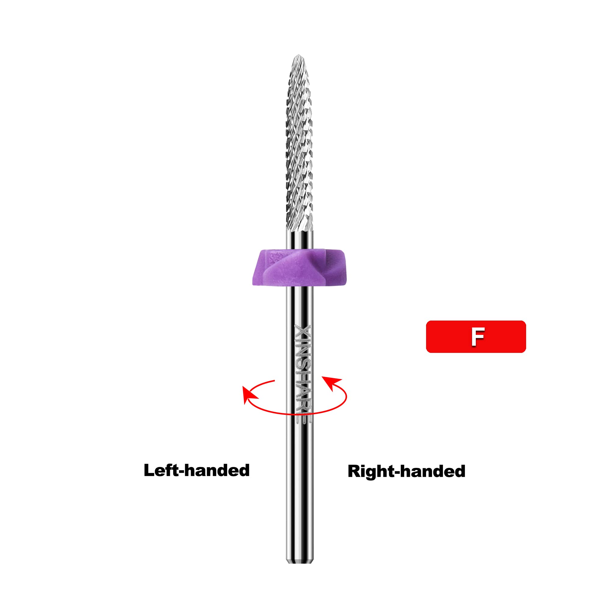 Fine grit under nail cleaning tool detail view showing the smooth safety tip.