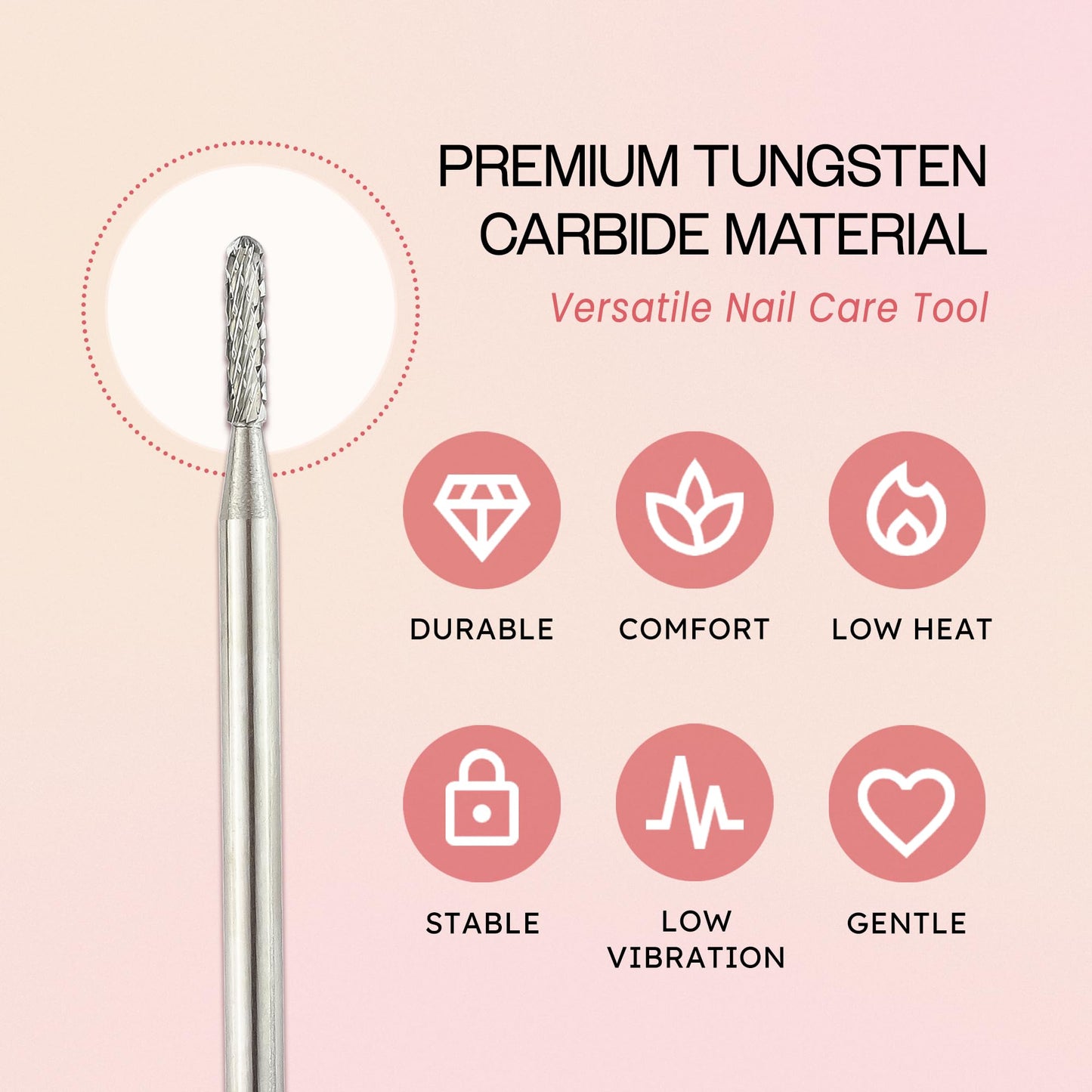 Pana carbide bit showing 3/32 inch shank compatibility