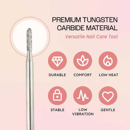 Pana carbide bit showing 3/32 inch shank compatibility