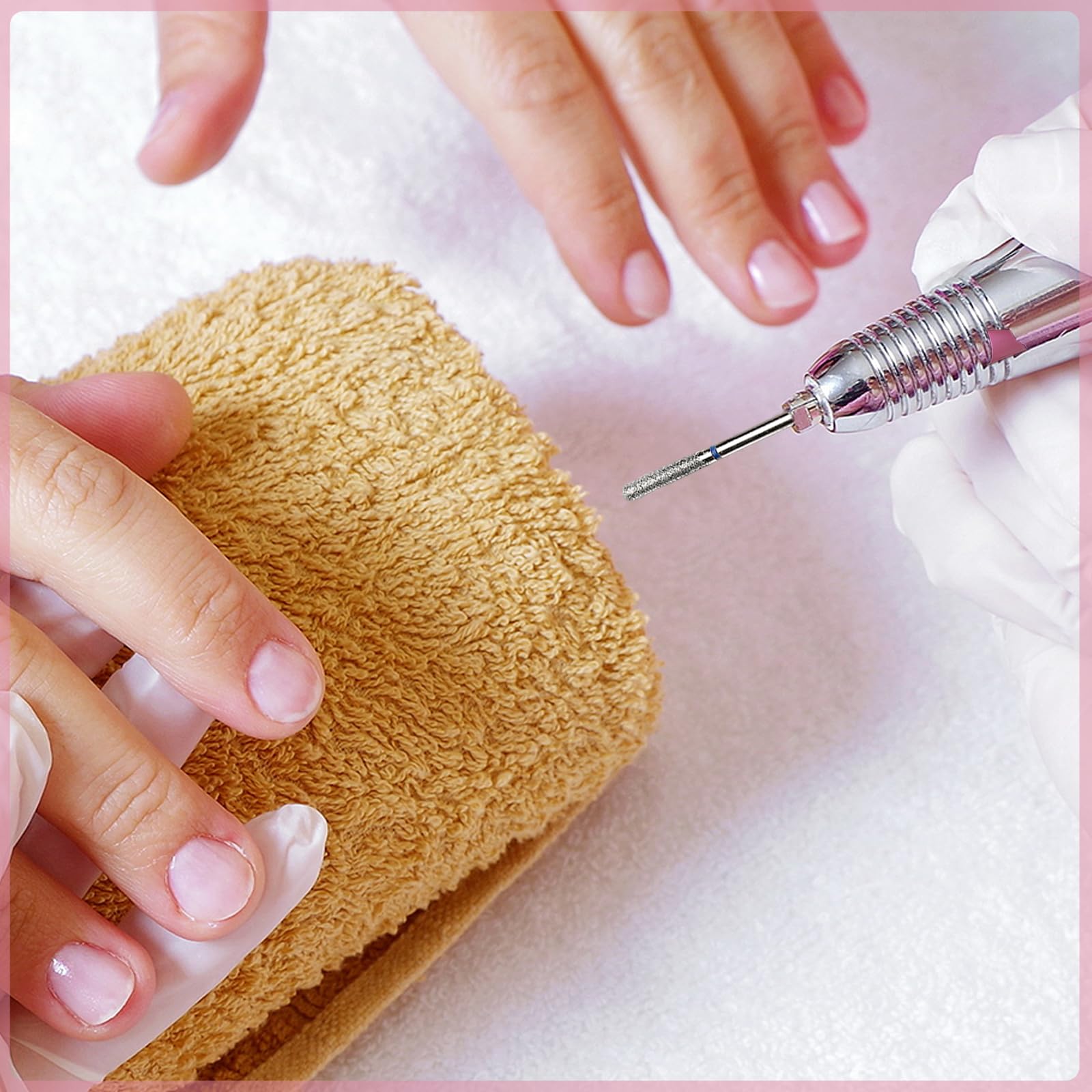 Full collection of the authentic imported Rolokit safety nail care bits for acrylic gel removal.
