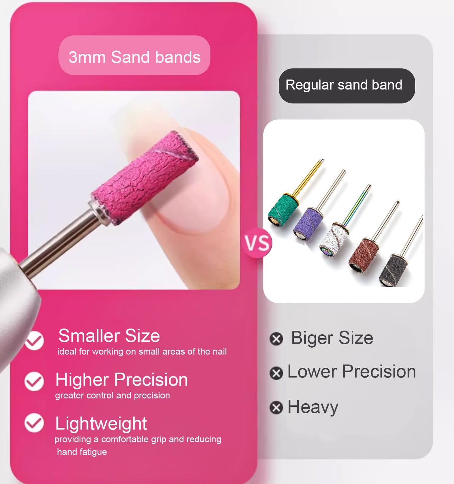 Lumcrissy nail art accessories kit demonstrating professional manicure preparation tools
