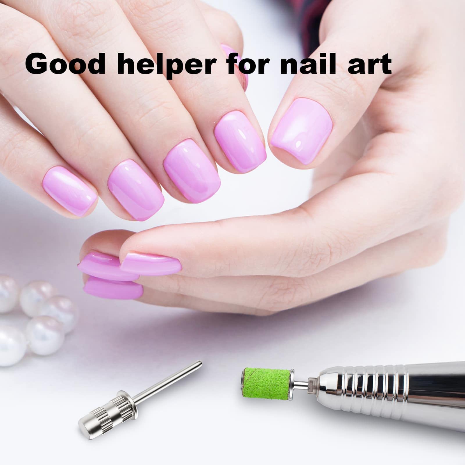 Universal professional mandrel bits for holding manicure sanding bands.