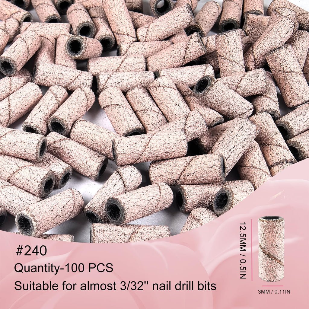 Corfulra nail sanding bands set in protective plastic case