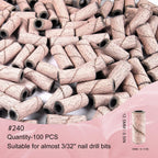 Corfulra nail sanding bands set in protective plastic case