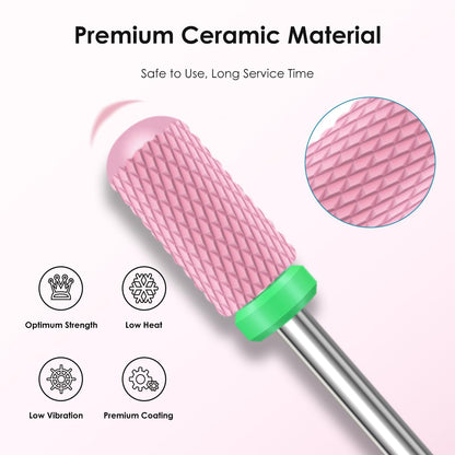 Depvko nail drill bits inside dust-proof storage case