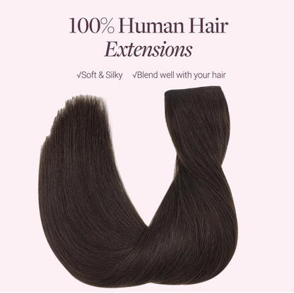 GOO GOO number 2 dark brown halo extension overhead angle