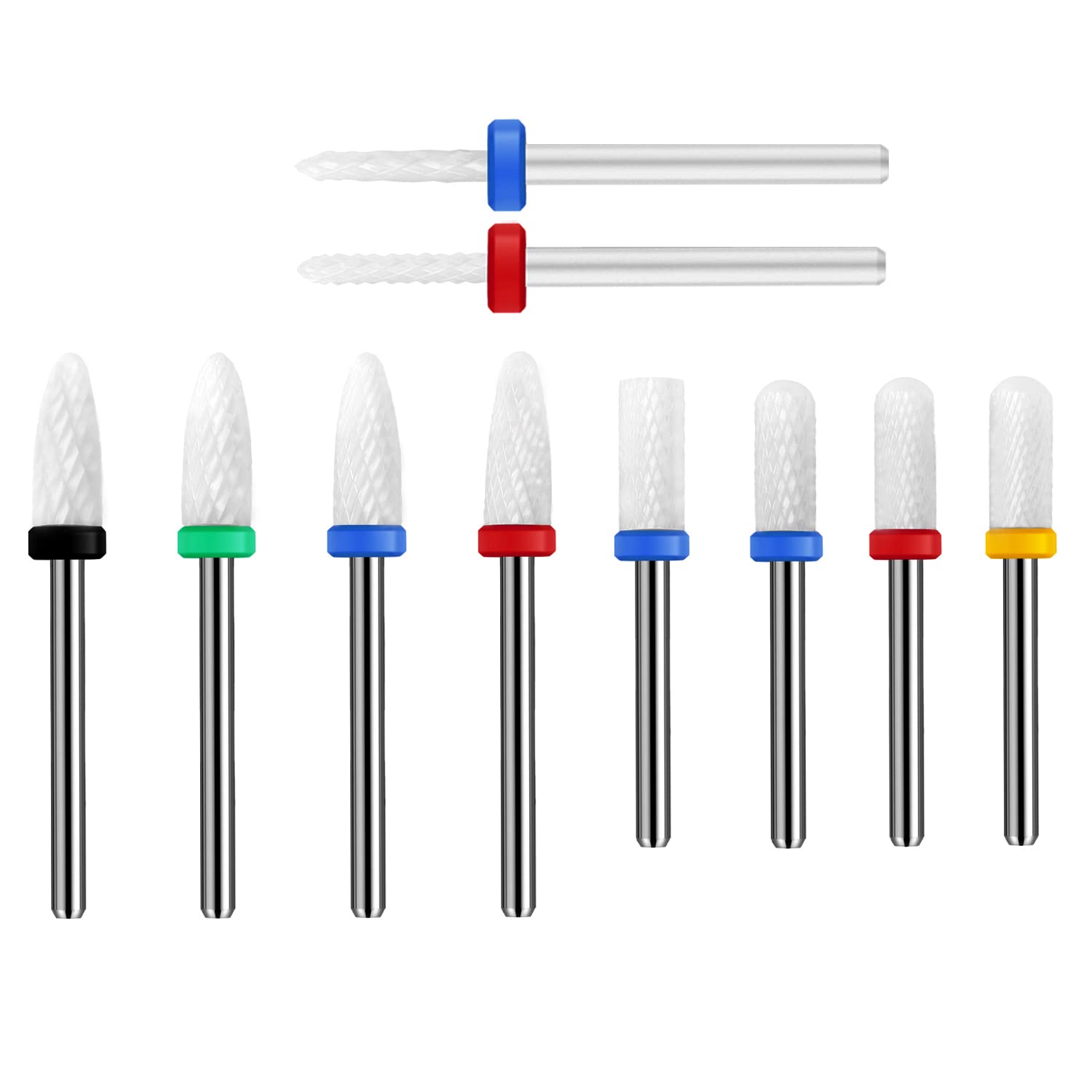 Set of Eruika rotary burrs for acrylic and gel nail removal