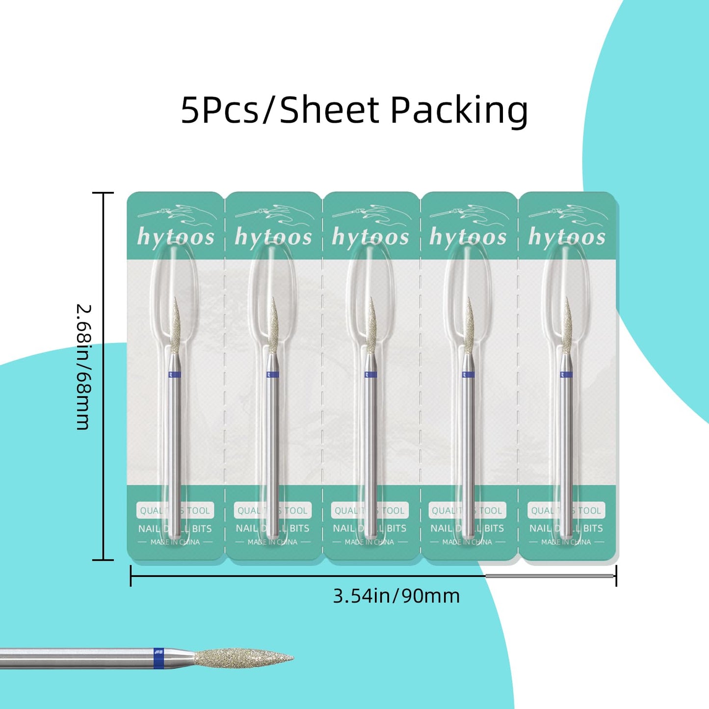 Hytoos professional nail prep tool for cuticle dead skin removal