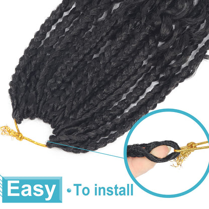 Full set bundle of 8 packs of Diha Goddess protective styling braiding hair displayed clearly.