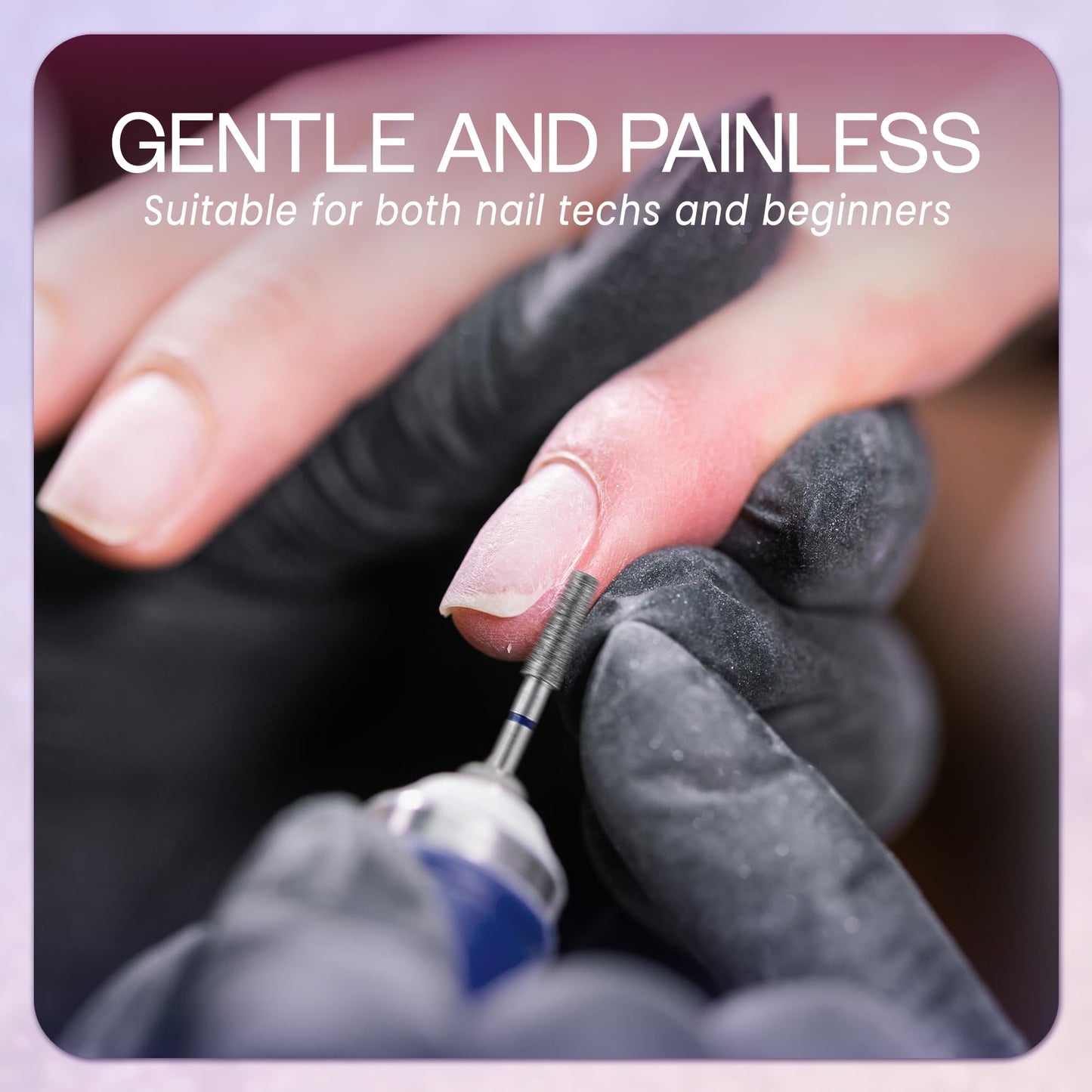 Professional nail drill bit for acrylic and gel removal