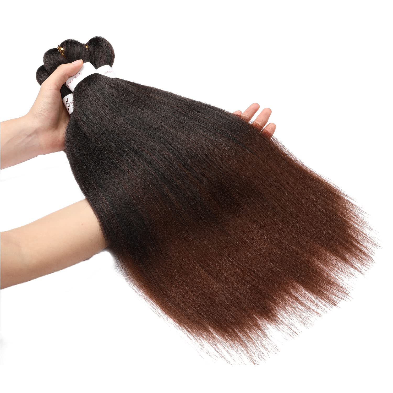 Eight packs of premium low temperature flame retardant hair for box braids