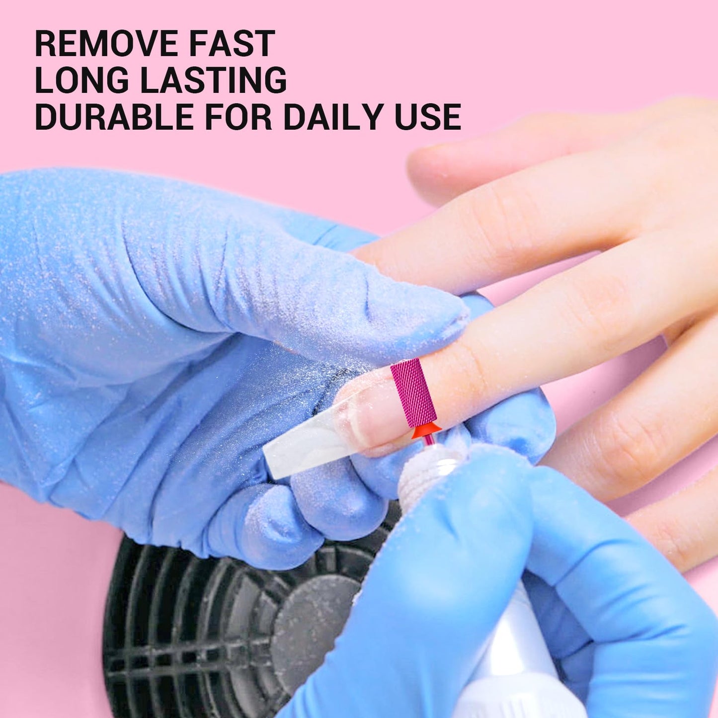 Professional nail drill bit for acrylic and gel removal