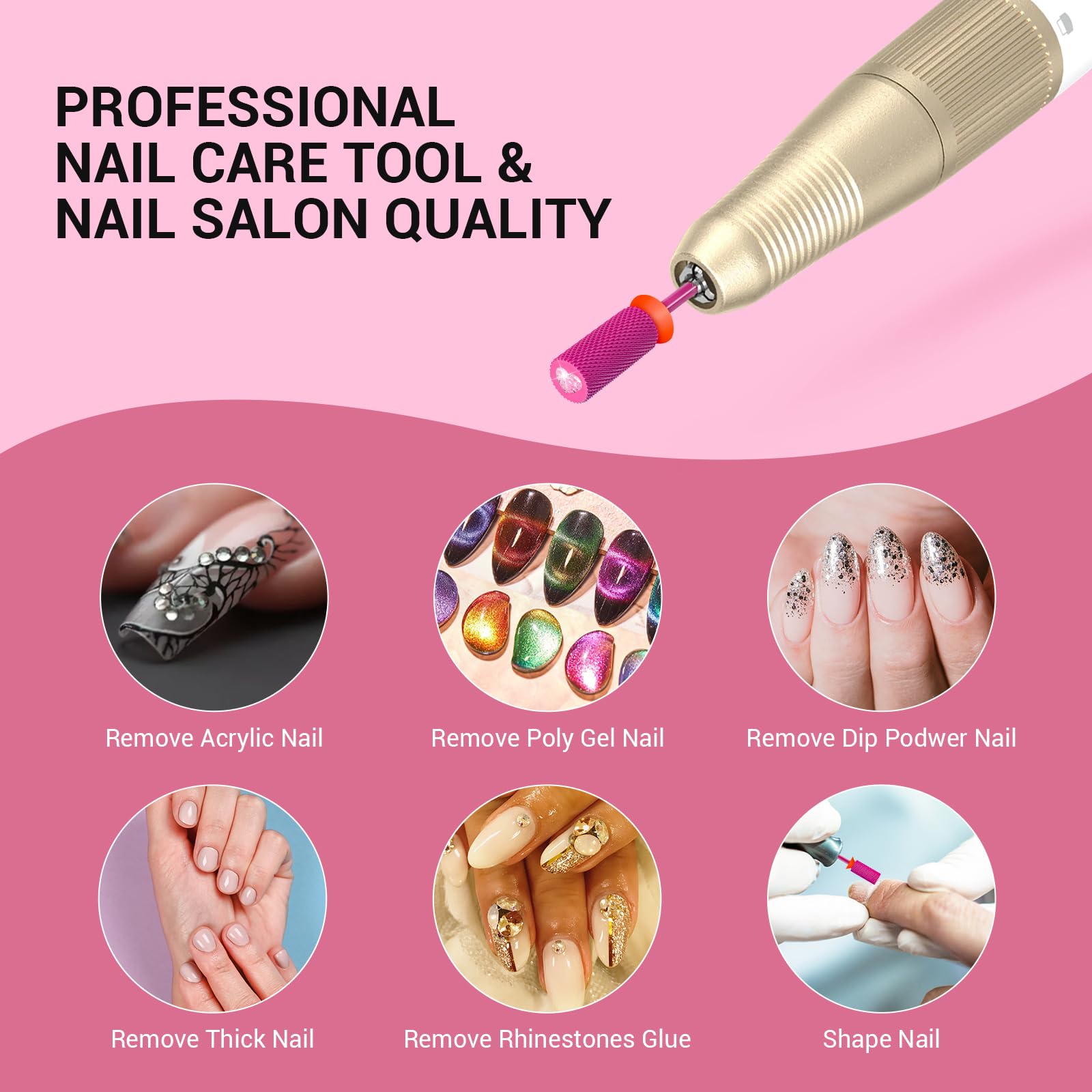 MelodySusie nail tool accessories in original packaging