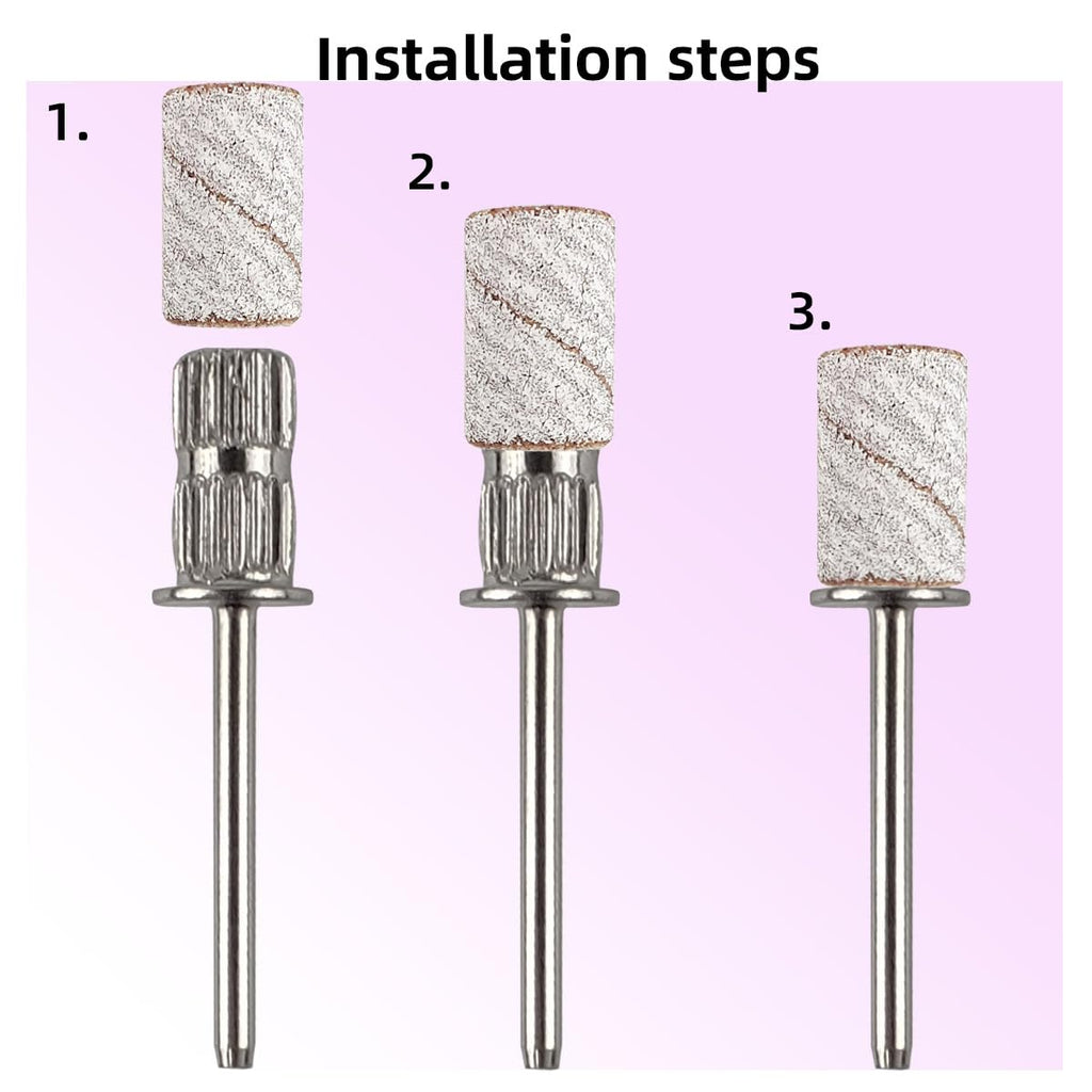 Professional nail technician using TKYZMS sanding band
